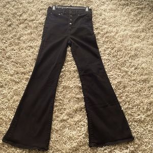 Women’s high-waisted flare jeans